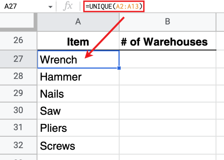 Conditionally Count Unique Values in Google Sheets - Sheets Help