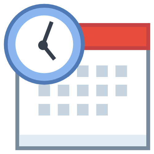 app icon for TIMEDIF with a calendar and clock