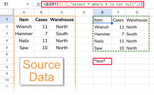 How to Remove Blank Rows from Google Sheets QUERY Output - Sheets Help